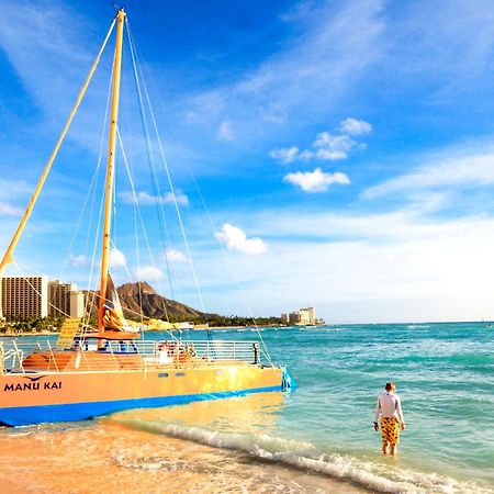 City View Studio With Pool Access In Aloha Surf! هونولولو المظهر الخارجي الصورة