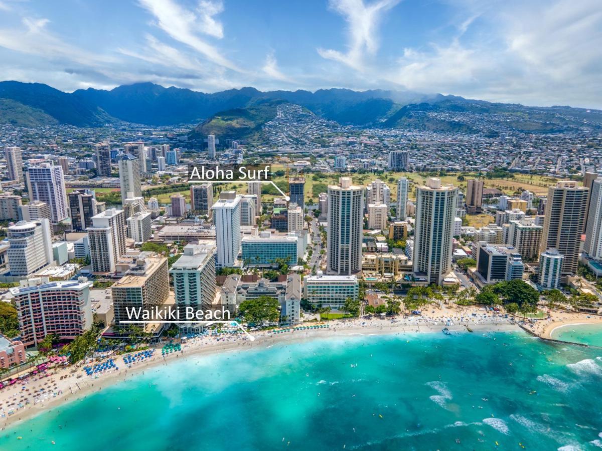 City View Studio With Pool Access In Aloha Surf! هونولولو المظهر الخارجي الصورة